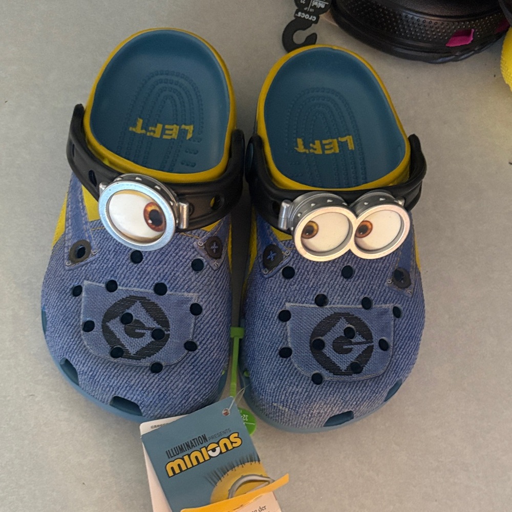 Kids Clogs - Blue and Yellow